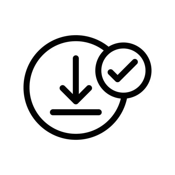 Outline Vector Icon Desig Herunterladen — Stockvektor