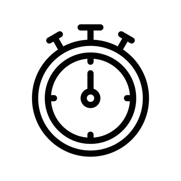 Χρονόμετρο Περίγραμμα Διανυσματικό Εικονίδιο Desig — Διανυσματικό Αρχείο