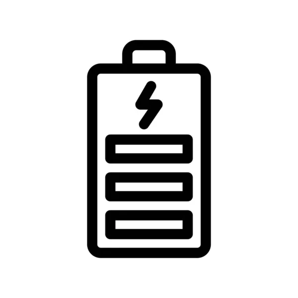 Power Outline Vector Icon Desig — Stockvektor
