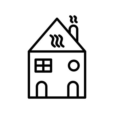 Sıcak Kahve Noktası Özet Vektör Simgesi Tasarımı