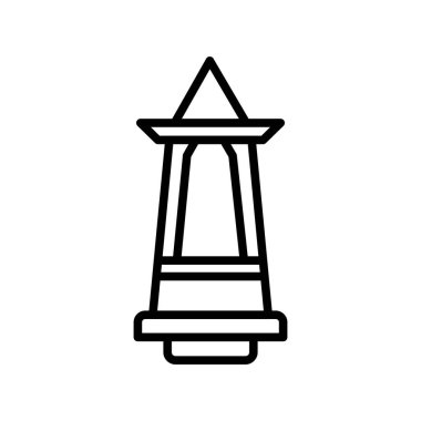 Dikilitaş Taslak Vektör Simgesi Tasarımı