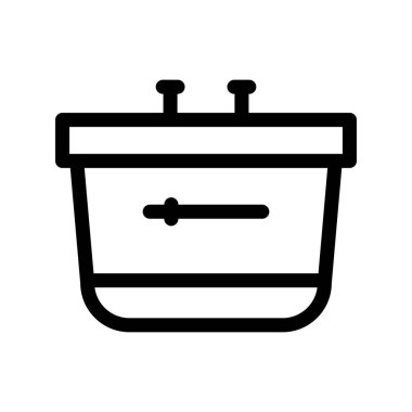 Çanta Özeti Vektör Simgesi Tasarımı