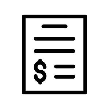 Nakit Raporu Özet Vektör Simgesi Tasarımı