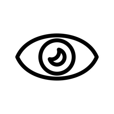 Göz Özeti Vektör Simgesi Tasarımı