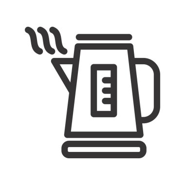 Kettle Taslak Vektör Simgesi Tasarımı