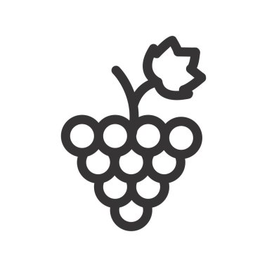  Üzüm Özeti Vektör Simgesi Tasarımı