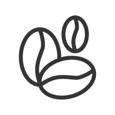 Kahve Hattı Vektör Simgesi Tasarımı