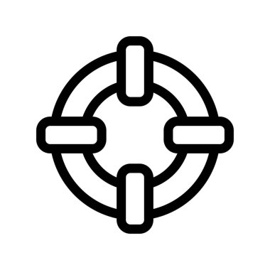 Su Tüpü Ana Hattı Vektör Simgesi Tasarımı