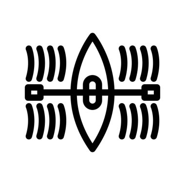 Tekne Taslak Vektör Simgesi Tasarımı