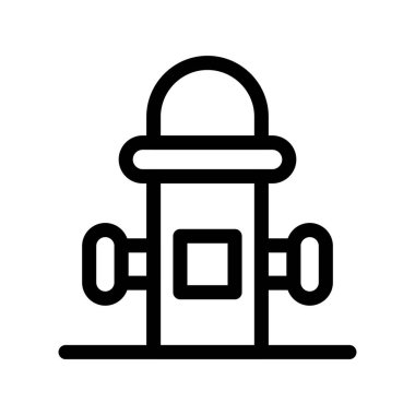 Hydrant Taslak Vektör Simgesi Tasarımı