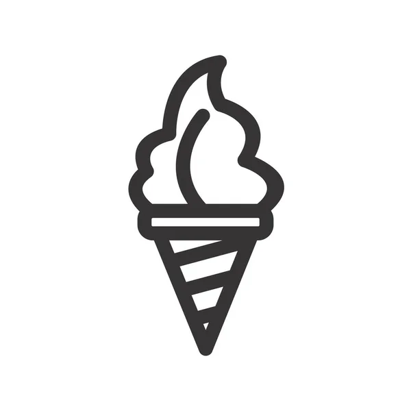 冰淇淋概略矢量设计 — 图库矢量图片