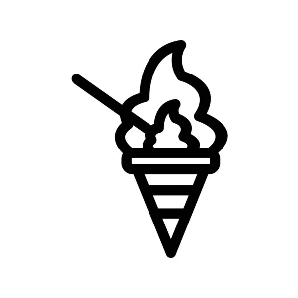 冰淇淋概略矢量设计 — 图库矢量图片