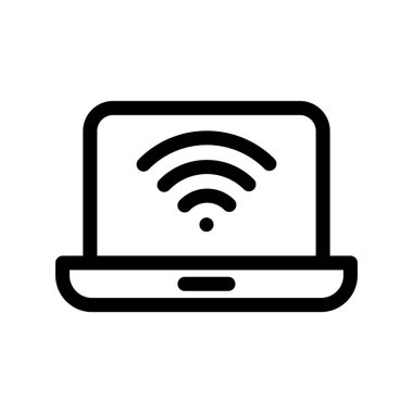 Wifi Ana Hattı Vektör Simgesi Tasarımı