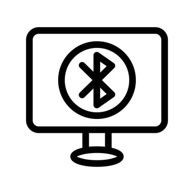 Bluetooth Ana Hattı Vektör Simgesi Tasarımı