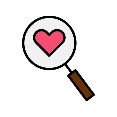 Glass Satırı Doldurulmuş Vektör Simgesi Tasarımı