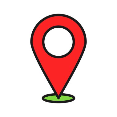 Yer Tutucu Satırı Doldurulmuş Vektör Simgesi Tasarımı