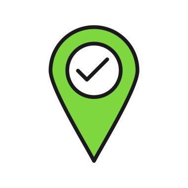 Satır Doldurulmuş Vektör Simgesi Tasarımı