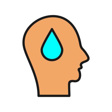 Bırakma Satırı Doldurulmuş Vektör Simgesi Tasarımı