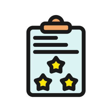 Kalite Satırı Doldurulmuş Vektör Simgesi Tasarımı