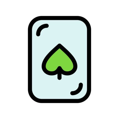 Bahis Satırı Dolu Vektör Simgesi Tasarımı