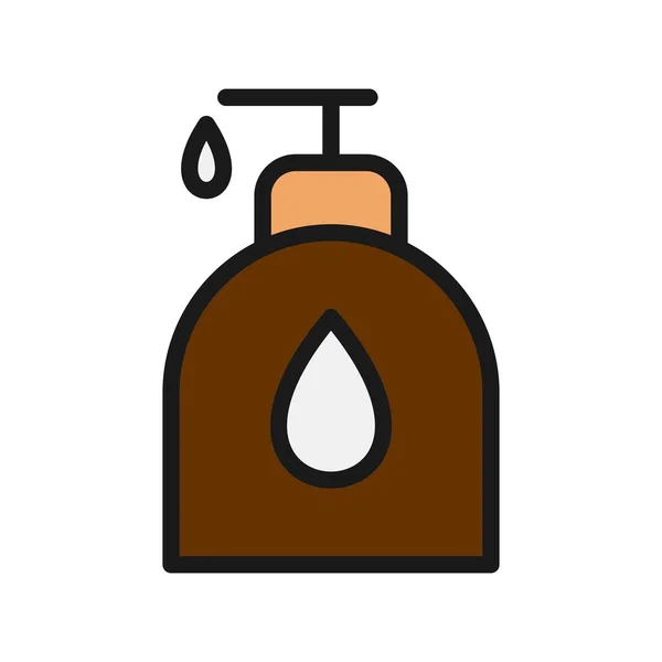 肥皂分配器线填充向量Icon设计 — 图库矢量图片