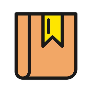 Bölüm Satırı Doldurulmuş Vektör Simgesi Tasarımı