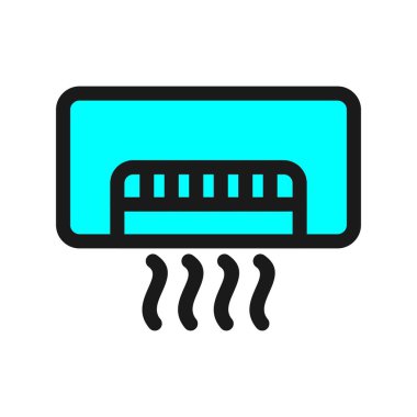 AC Satırı Doldurulmuş Vektör Simgesi Tasarımı