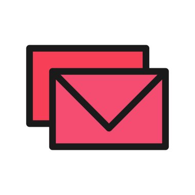 Harfler Satırı Doldurulmuş Vektör Simgesi Tasarımı