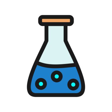 Matara Satırı Dolu Vektör Simgesi Tasarımı