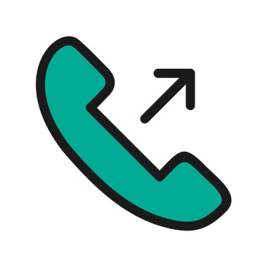 Giden Arama Satırı Doldurulmuş Vektör Simgesi Tasarımı