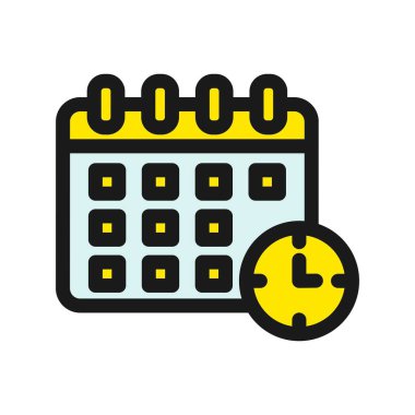 Bitiş Tarihi Taslak Vektör Simgesi Tasarımı