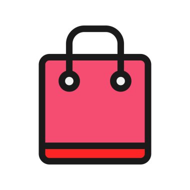 Hediye Çantası Özet Vektör Simgesi Tasarımı