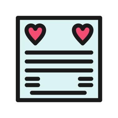  Davet Ana Hattı Vektör Simgesi Tasarımı