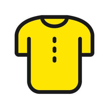 T-Shirt Satırı Vektör Simgesi Tasarımı