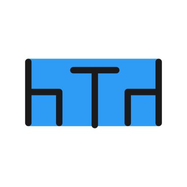 Buluşma Tablosu Satırı Dolu Vektör Simgesi Tasarımı