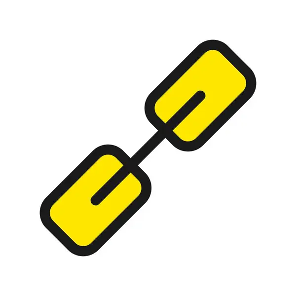 Link Line Filled Vector Icon Desig — Stock Vector