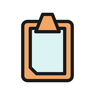 Pano Satırı Doldurulmuş Vektör Simgesi Tasarımı