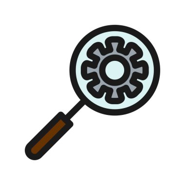 Tarayıcı Satırı Doldurulmuş Vektör Simgesi Tasarımı