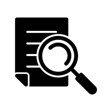 Araştırma Kabartma Vektörü Simgesi Tasarımı