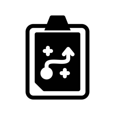 Strateji Kabartma Vektörü Simgesi Tasarımı