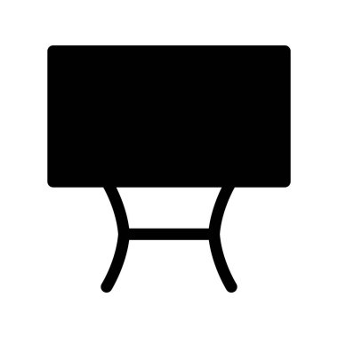  Kahve Masası Kabartma Vektör Simgesi Tasarımı