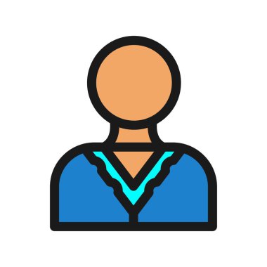 Çalışan Satırı Vektör Simgesi Tasarımı