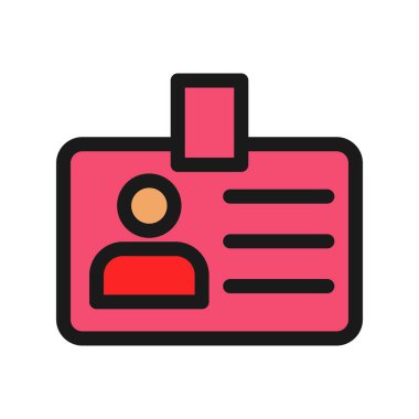 Staj Satırı Vektör Simgesi Tasarımı