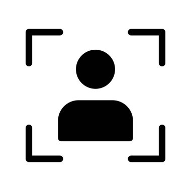 Hedef Glyph Vektör Simgesi Tasarımı