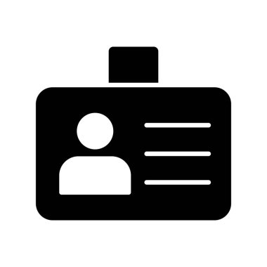 Staj Glyph Vektör Simgesi Tasarımı