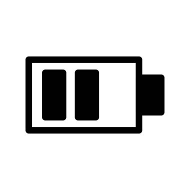 Pil Kabartma Vektör Simgesi Tasarımı