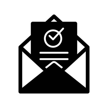 Oylar Glyph Vektör Simgesi Tasarımı 'na