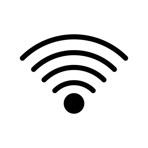Wifi Glyph Vector Icon Desig — Vector de stock