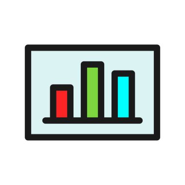 Konferans Satırı Dolu Vektör Simgesi Tasarımı