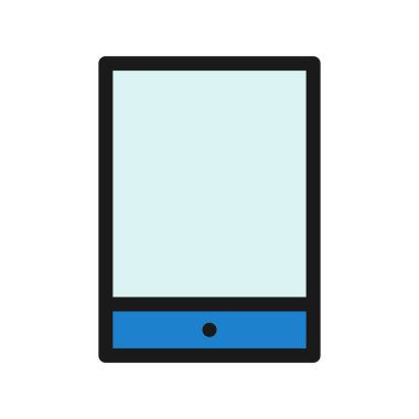 Telefon Hattı Doldurulmuş Vektör Simgesi Tasarımı